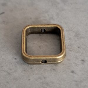 frame koper 12 mm x 12 mm met 2 rijggaatjes