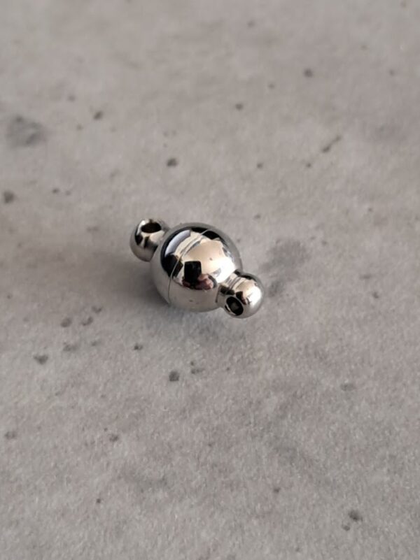 magneetsluiting zilver bol 10 mm x 6 mm
