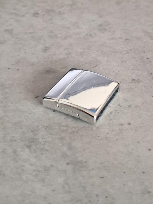 magneetsluiting zilver 20 mm x 22 mm