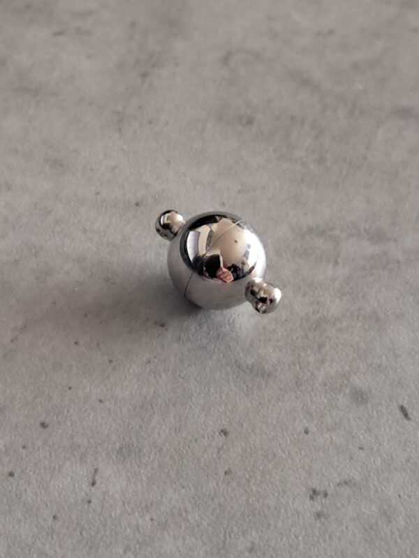 magneetsluiting zilver bol 12 mm x 8 mm