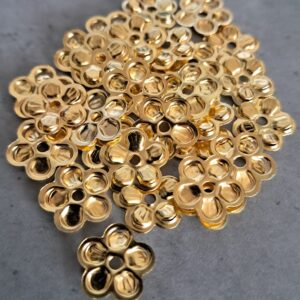 pailletten goud 12 mm 100 stuks