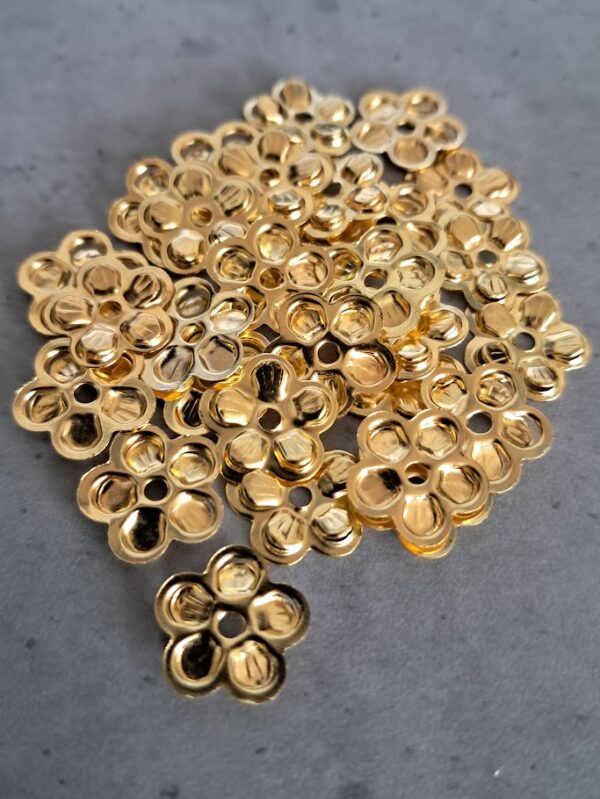 pailletten goud 12 mm 100 stuks