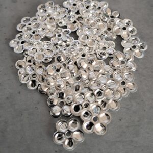 pailletten zilver 12 mm 100 stuks