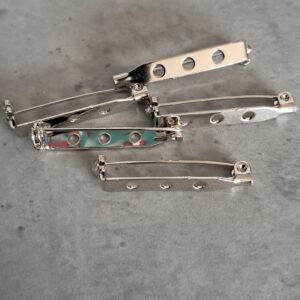 broche speld zilver 30 mm 5 stuks