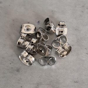 oorbelstoppers zilver 10 stuks
