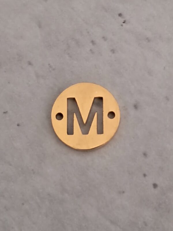connector goud initial M 10 mm