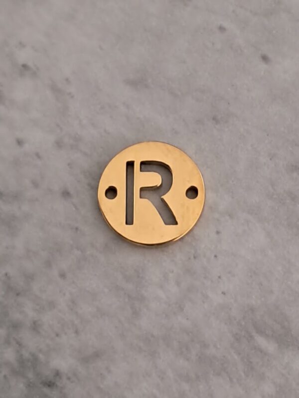 connector goud initial R 10 mm