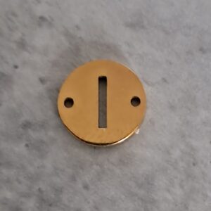 connector goud initial I 10 mm