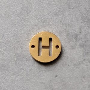 connector goud initial H 10 mm