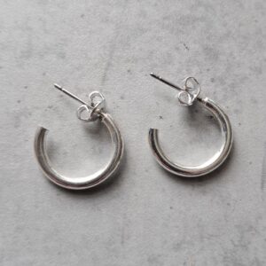 creolen DQ zilver 15 mm per paar