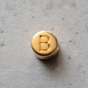 kraal DQ goud 7 mm letter B