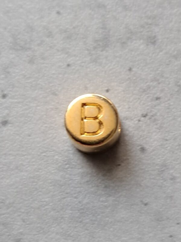 kraal DQ goud 7 mm letter B