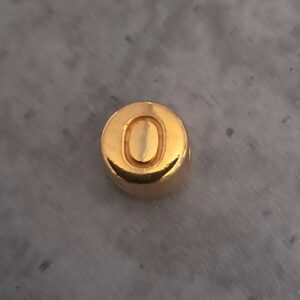 kraal DQ goud 7 mm letter O