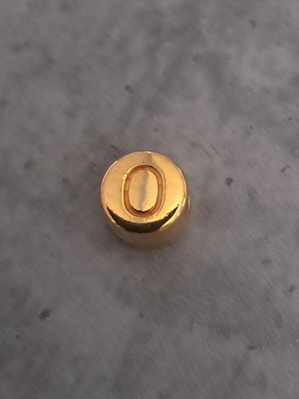 kraal DQ goud 7 mm letter O