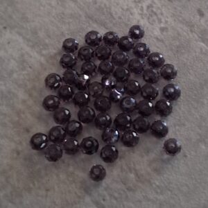 kraal facet rondel paars 3 mm x 2 mm 50 stuks
