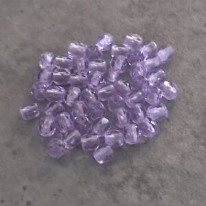 kraal facet intensive violet 3 mm 50 stuks