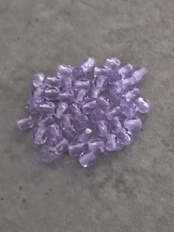 kraal facet intensive violet 3 mm 50 stuks