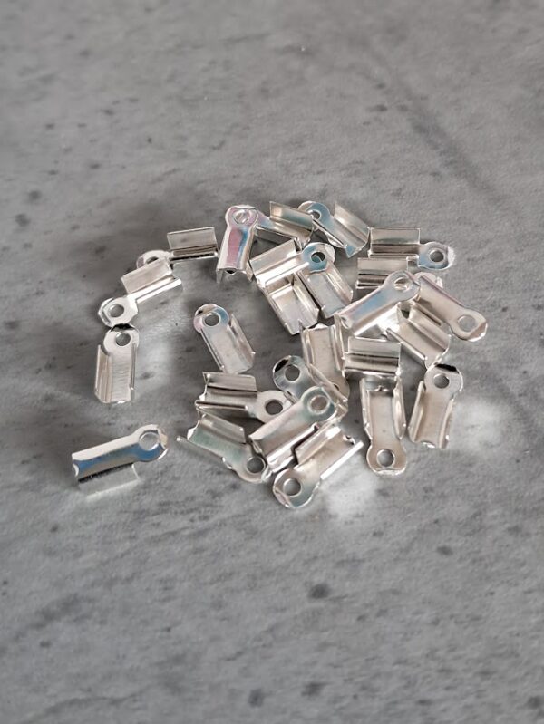 veterklem zilver 5 mm x 3 mm 20 stuks