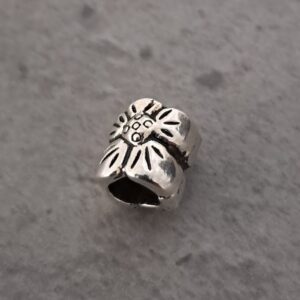 kraal zilver daisy pandora style 8 mm x 8 mm