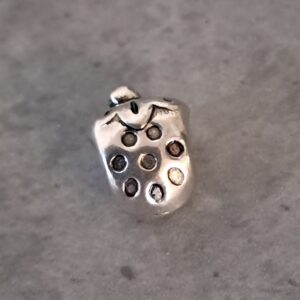 kraal zilver aardbei pandora style 10 mm x 7 mm