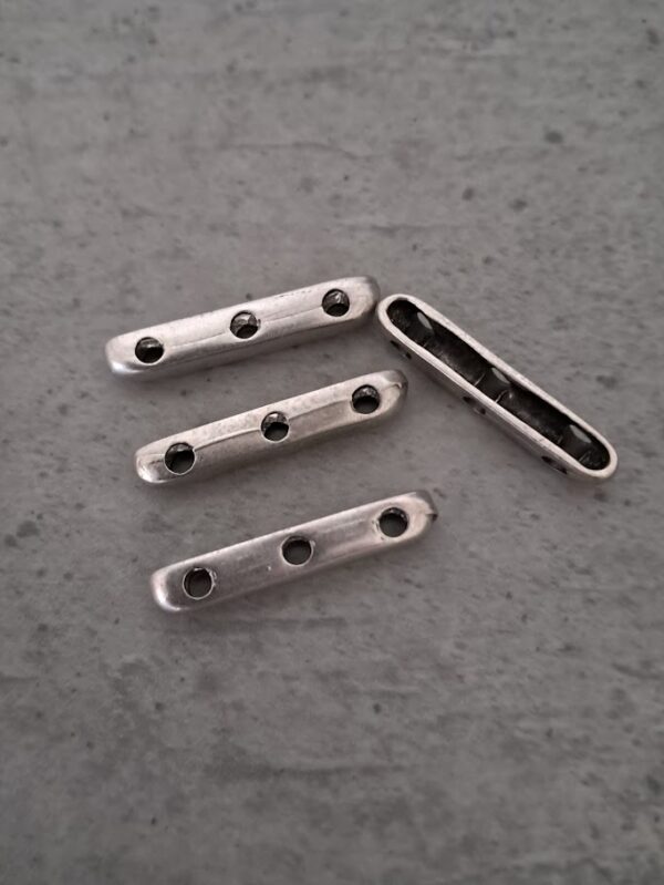 verdeler zilver 3 gats 26 mm 4 stuks