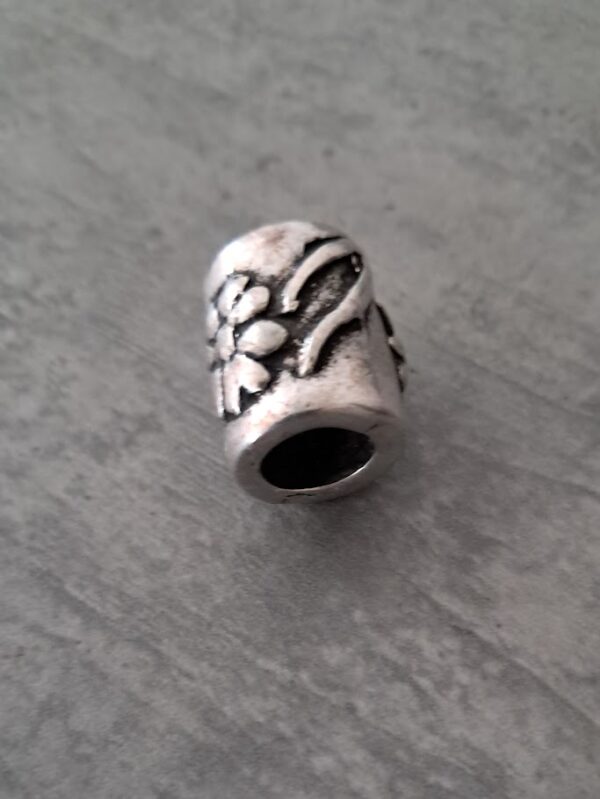 leerschuiver zilver 17 mm x 12 mm