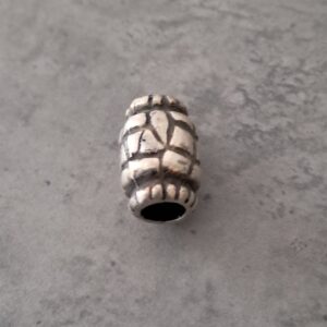 leerschuiver zilver 15 mm x 10 mm