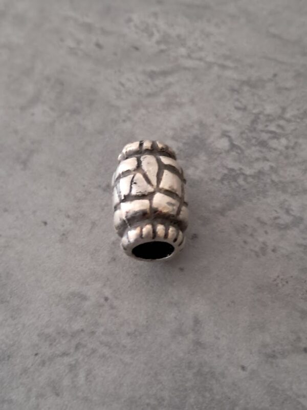 leerschuiver zilver 15 mm x 10 mm