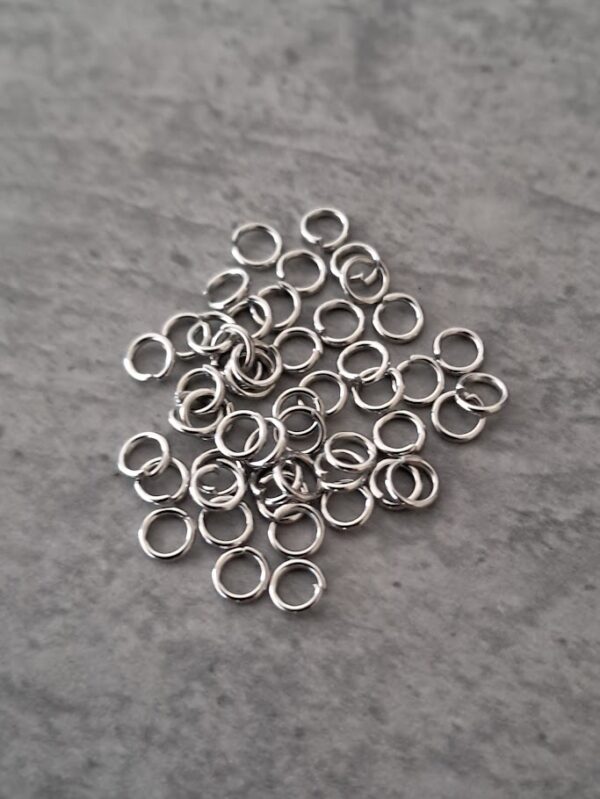 buigring zilver 4 mm 50 stuks