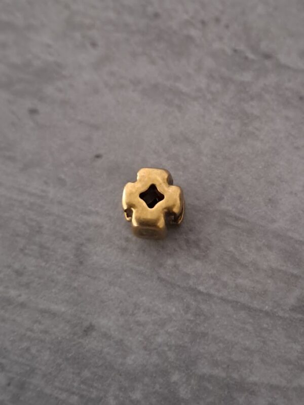 leerschuiver goud 7 mm x 6 mm