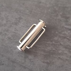 schuifsluiting zilver 21 mm