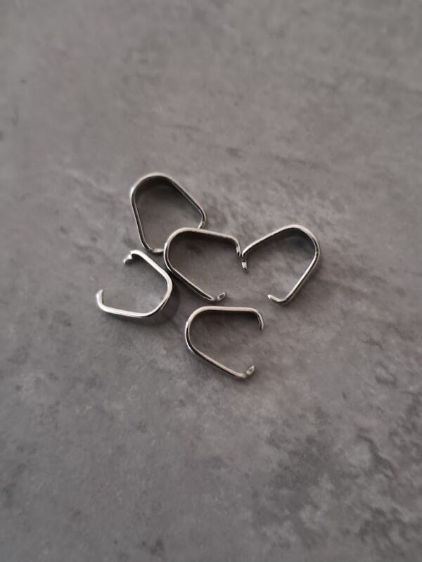 cliphanger zilver 5 mm 5 stuks