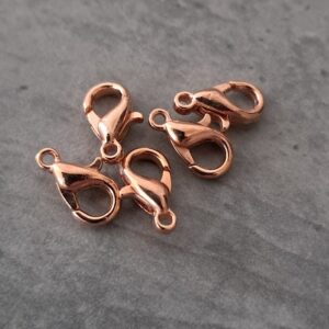 karabijn sluiting rose goud 10 mm 5 stuks