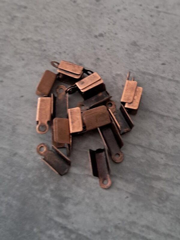veterklem koper 7 mm x 4 mm 20 stuks