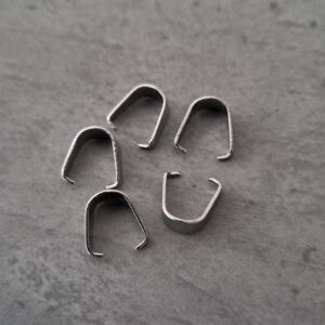 cliphanger zilver 9 mm 5 stuks