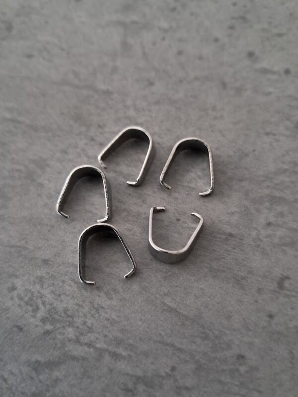cliphanger zilver 9 mm 5 stuks
