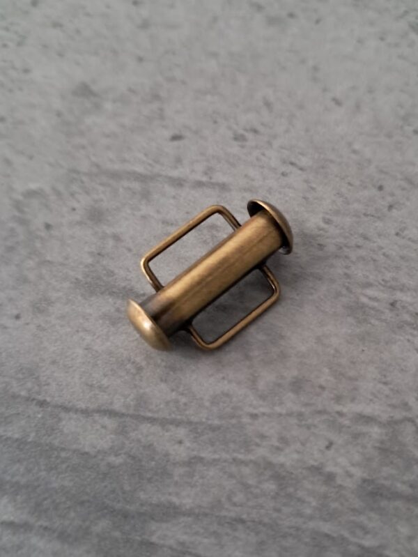 schuifsluiting brons 16 mm