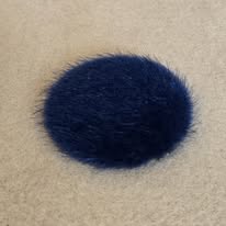 sale cabochon 35 mm bont blauw