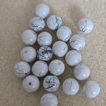 kraal gemêleerd 8 mm 21 stuks