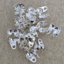 kalotjes zilver 2 mm 20 stuks