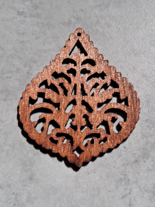 ornament hout 55 mm x 45 mm