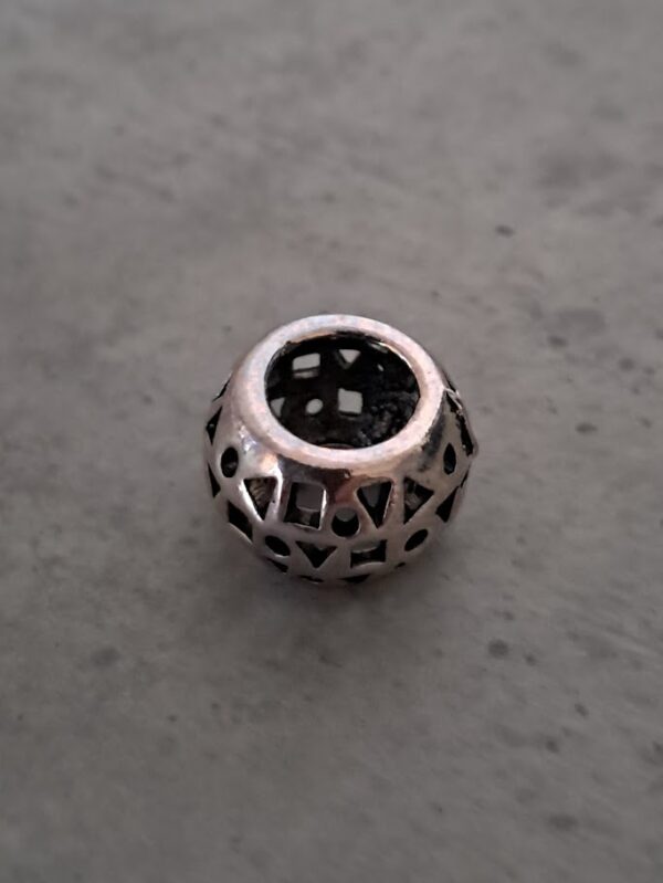 leerschuiver zilver 14 mm x 10 mm