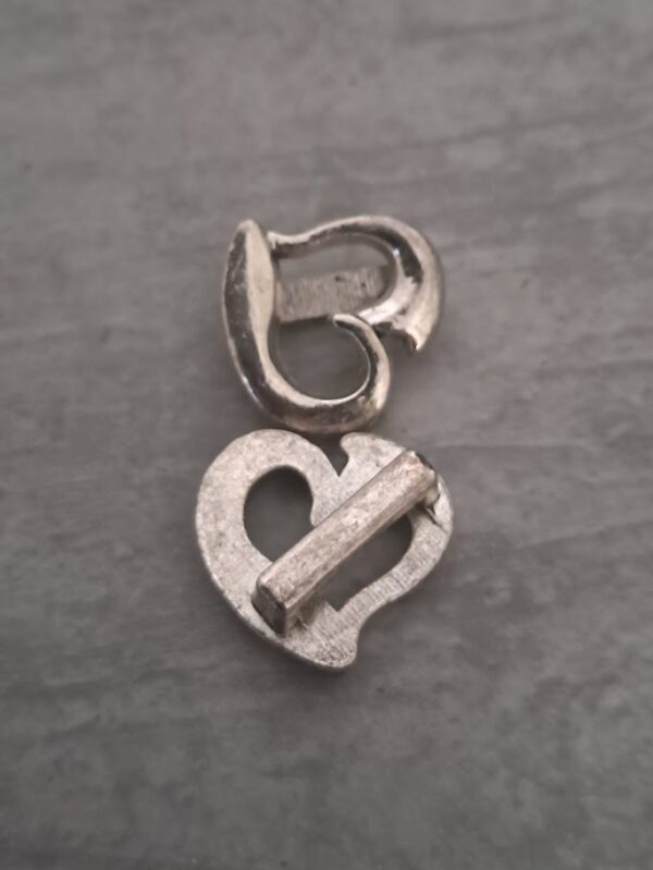 leerschuiver zilver hart 19 mm x 19 mm