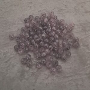glaskraal licht rose 4 mm 100 stuks