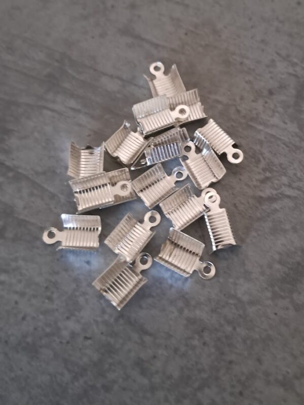veterklem zilver 7 mm x 5 mm 20 stuks