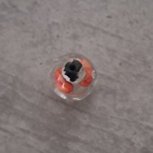 folie glaskraal rond 10 mm