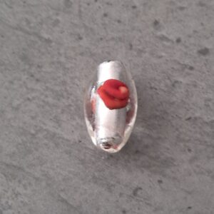 folie glaskraal 20 mm x 10 mm