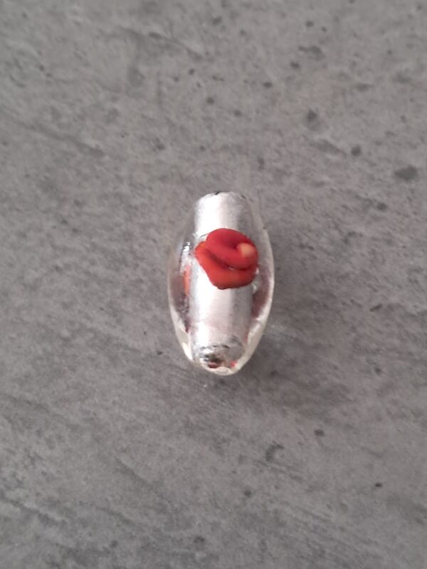 folie glaskraal 20 mm x 10 mm