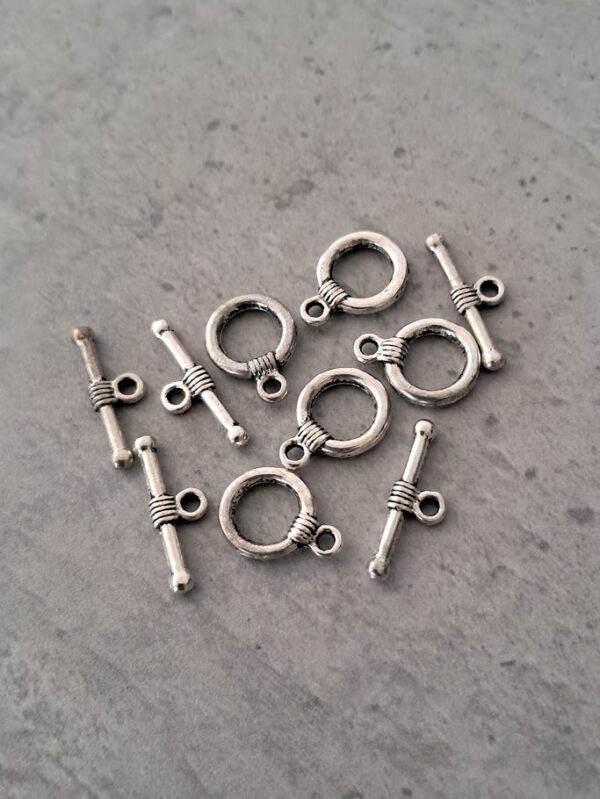 kapitel sluiting zilver zeemansknoop 15 mm x 11 mm 5 stuks