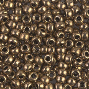 457 miyuki rocailles 6/0 metallic dark bronze